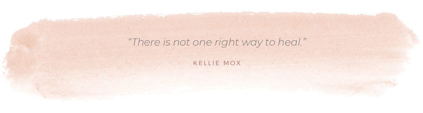 A quote from Kellie Mox