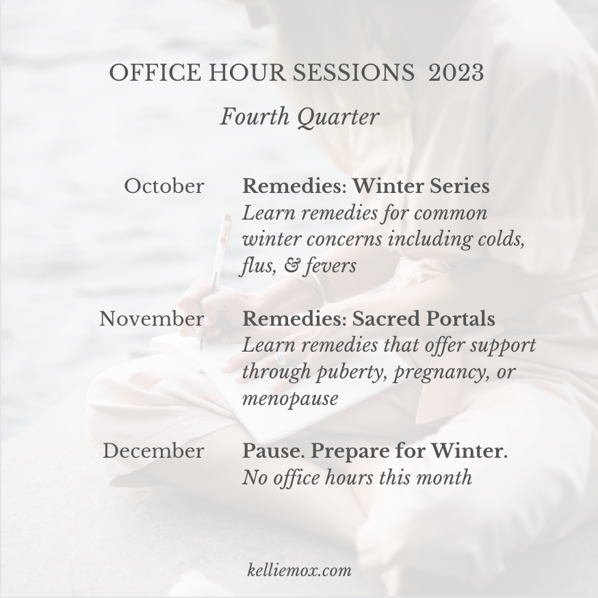 Office Hour Sessions 2023 fourth quarter