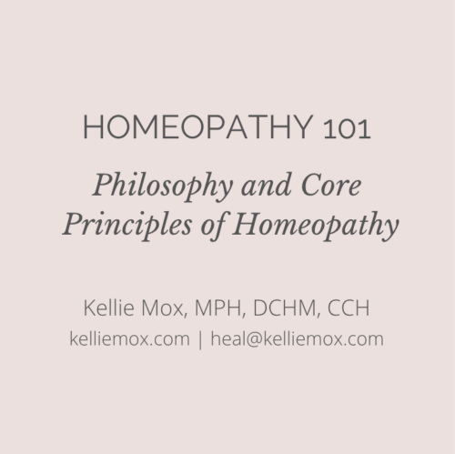 A text about Homeopathy 101
