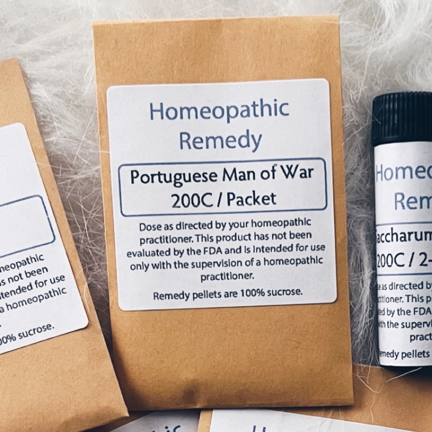 Homeopathic Remedies on brown envelopes